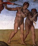 Michelangelo Buonarroti Expulsion from Garden of Eden Germany oil painting reproduction
